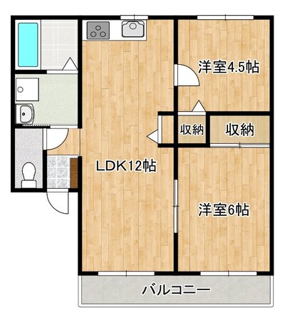 グランドール津古の物件間取画像